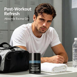 <span class=keywords><strong>Poudre</strong></span> coiffante <span class=keywords><strong>matifiante</strong></span> et volumisante à texture moelleuse, contrôle du sébum, effet fraîcheur instantanée, avec logo personnalisé, pour cheveux secs - Product Image 2