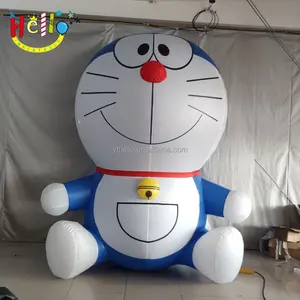 Venda quente inflável Doraemon Tinir gato mascote gato azul inflável modelo Inflável dos desenhos animados modelo