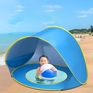 Logo personnalisé Tente <span class=keywords><strong>de</strong></span> plage pliable portable avec protection UV <span class=keywords><strong>Abri</strong></span> soleil Tente <span class=keywords><strong>de</strong></span> <span class=keywords><strong>piscine</strong></span> pour enfants - Product Image 2