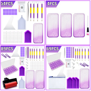 Kit d'outils <span class=keywords><strong>de</strong></span> peinture au diamant SONGWOO Gradient, palette <span class=keywords><strong>de</strong></span> diamants bicolore, boîte <span class=keywords><strong>de</strong></span> rangement, outils <span class=keywords><strong>de</strong></span> peinture au diamant - Product Image 1