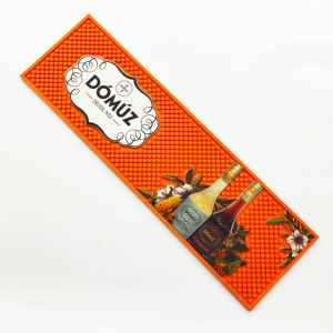 Custom Branded Silicone PVC Bar Mat Rubber Pub <b>Runner</b> Spill Pad Beer Rail Mat Non Slip <b>Table</b> Mat Coaster <b>Placemat</b> Bartender Pad - Product Image 4