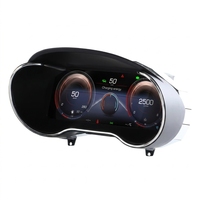 Yuefu Tableau de bord numérique LCD 10,25 pouces, cockpit virtuel, plastique noir pour Mercedes Benz Classe C GLC 2015-2019