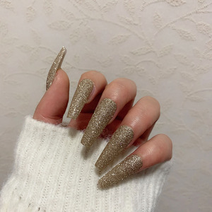 <span class=keywords><strong>Uñas</strong></span> artificiales de Ballet cegbling, <span class=keywords><strong>Color</strong></span> puro, largas, postizas, para Nail Art, venta al por mayor, 24 Uds. - Product Image 4