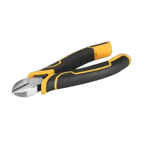 FR0201-6IN диагональные режущие плоскогубцы с двухцветной пластиковой ручкой из кованой углеродистой стали двухцветной пластиковой ручкой