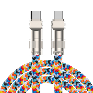 <span class=keywords><strong>Cable</strong></span> de Datos con Cordón de Carga Rápida de 60W 27W, Trenzado de Aleación de Aluminio OEM, para Celular, 3A, <span class=keywords><strong>USB</strong></span> <span class=keywords><strong>a</strong></span> <span class=keywords><strong>Tipo</strong></span> <span class=keywords><strong>C</strong></span> para <span class=keywords><strong>Samsung</strong></span> - Product Image 2
