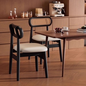 Sedia da Pranzo <span class=keywords><strong>in</strong></span> <span class=keywords><strong>Legno</strong></span> Massello di Noce Scuro, <span class=keywords><strong>Design</strong></span> Nordico Italiano Minimalista di Lusso, Imbottita per Casa, Hotel, Ristorante, Caffè - Product Image 5