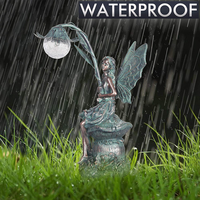 Produits en promotion : Statues de fées extérieures personnalisées en résine, faites à la main, décorations de jardin personnalisées, sculptures, vente en gros