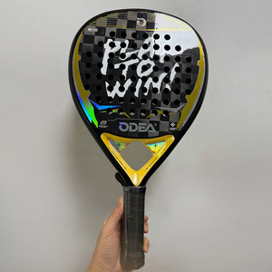 Raqueta de Pá<span class=keywords><strong>del</strong></span> con Textura Hexagonal 3D, Logotipo Personalizado, Forma de Lágrima, Fibra de Carbono 12k, Fabricada por Expertos, Gran Venta <span class=keywords><strong>en</strong></span> <span class=keywords><strong>Amazon</strong></span> - Product Image 1