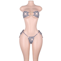 Tenues de danse exotiques à pois et sequins, ensembles deux pièces pour club, vêtements de pole dance, tenues de soirée pour filles, adultes, et fêtes rave