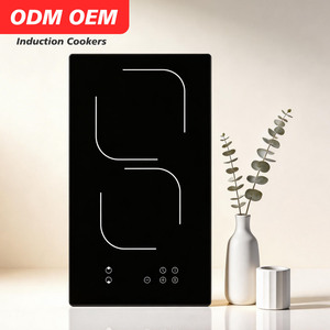 Cuisinière à <span class=keywords><strong>induction</strong></span> infrarouge robuste 3500W en acier inoxydable, chauffage rapide, affichage numérique, économie d'énergie, cuisinière à <span class=keywords><strong>induction</strong></span> 2 brûleurs - Product Image 1