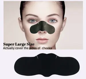 Ekber Houtskool Kruid Huidverzorging Masker Comedondrukker Pore Krimpen Reiniging Katoen Strips Voor Neus Peel Off Masker