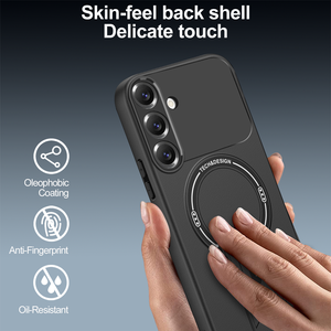 Coques de téléphone magnétiques mates avec béquille anneau pour Samsung Galaxy A17 A07 A27 A37 A57 A26 A36 A56 A16 A06 S26 S25 <span class=keywords><strong>Ultra</strong></span> - Product Image 5