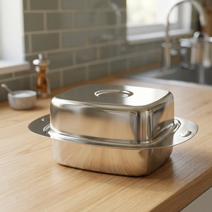 Stainless Steel Square Food <b>Container</b> With Clip-On Lid Stackable Microwave Safe For Travel And <b>Fridge</b> Use - Product Image 6