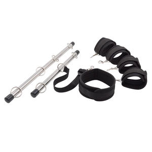 Herramientas de Entrenamiento BDSM, Restricción de Extremidades con Barra de Metal, Esposas para Manos y Tobillos, Restricción de Manos y Pies, Barra Separadora de Piernas Ajustable para Sexo - Product Image 3