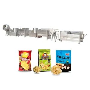 Equipment For Potato Chips Manufacturing Potato Chips French Fries Production Line Small Scale Potato Chips Machine