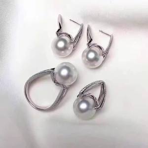 WENCHI S925 Plata DIY Anillo en T para Perlas con Cuentas Redondas de 6-8mm y Soporte Vacío, Decoración China de Moda 12044 - Product Image 1