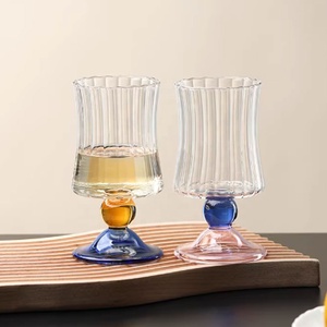 <span class=keywords><strong>Verres</strong></span> <span class=keywords><strong>à</strong></span> <span class=keywords><strong>vin</strong></span> élégants au design rétro, en verre borosilicate haute résistance, pour café et <span class=keywords><strong>vin</strong></span>, jolies tasses <span class=keywords><strong>à</strong></span> <span class=keywords><strong>vin</strong></span>, en promotion - Product Image 3