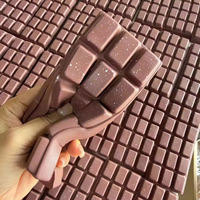 Jouet Squishy Réaliste en Forme de Pain au Chocolat, en PU Souple à Remontée Lente, Jouet Anti-Stress Amusant pour Bureau, Jouets de Libération Émotionnelle pour Adultes