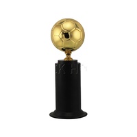 Trophée de sport en or, trophée de Football en métal, Plaque de prix de Football
