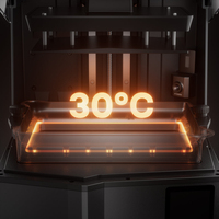 Imprimante 3D automatique Saturn 4 Ultra 16K avec nouvelle caméra IA, connectivité USB, garantie 1 an, chauffage intelligent du réservoir 30°C, et fonctionnement automatique.