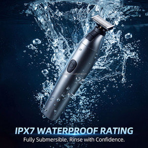 Recortadora de Barba y Vello Corporal para Hombre, Afeitadora Vibratoria IPX6 Resistente al Agua, Afeitado Indoloro para Uso Doméstico y de Viaje, Diseño Impermeable IPX6 - Product Image 2