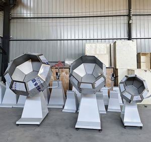 Stainless Steel Octagonal Mixing <b>Machine</b>, Commercial Mixer, Spicy <b>Meat</b> Noodle Mixing Bucket, Multifunctional Mixing Material - Product Image 3