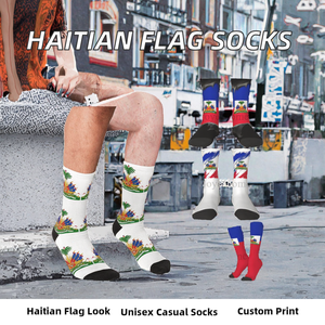 Custom Logo Sublimated Basketball <b>Socks</b> Men's Professional Crew Sports <b>Socks</b> with National Flag Design and Cushioned Performance - Product Image 2