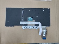 Clavier d'ordinateur portable rétroéclairé, disposition UK, de remplacement pour Lenovo ThinkPad T480 T580 avec TrackPoint, noir, commande en gros