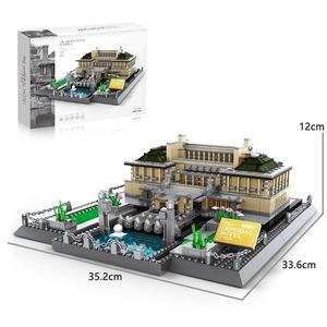 Wange 5226 Hotel Imperial Tokio Japón, Bloques de Construcción, Modelo de Ladrillos, Juguete Educativo de Ensamblaje para Niños y Niñas - Product Image 5