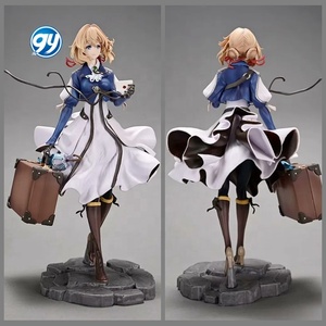 Figurine GK Violet <span class=keywords><strong>Evergarden</strong></span> tenant une valise, modèle de collection, cadeau anime, poupée, jouet d'action, artisanat en plastique - Product Image 5