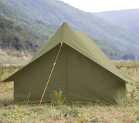 Offre Spéciale 4 saisons étanche Double couches 3-4 personnes Camping en plein air pique-nique cabane tente maison en forme de famille tente