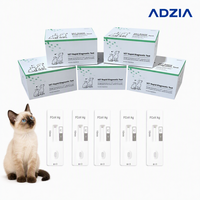 Kit de test rapide de l'antigène du coronavirus félin (FCoV) en cassette, or colloïdal, diagnostic vétérinaire pour chat, animaux de compagnie, précision de 99 %, CE