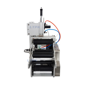 半自動手動テーブルトップジュース接着プラスチックガラス瓶ステッカー水筒ラベリングマシン - Product Image 5
