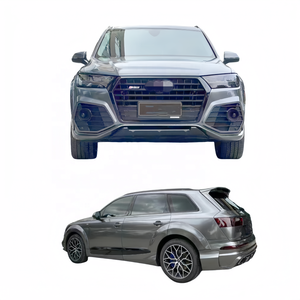 Pour 2016-2019 <span class=keywords><strong>Audi</strong></span> Q7 amélioré kit de carrosserie de style <span class=keywords><strong>ABT</strong></span> ailes larges pare-chocs avant diffuseur arrière jupes latérales becquet de toit sourcil de roue - Product Image 2