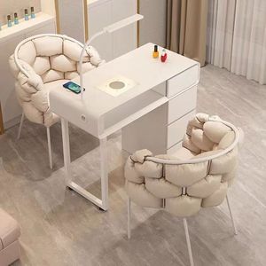 Table et chaise de manucure pour salon, économique, pour une ou deux personnes, table de manucure de luxe légère, multifonctionnelle, poste de travail pour manucure - Product Image 4
