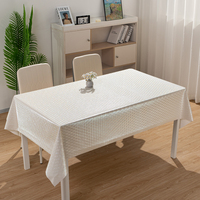 Nappe de table rectangulaire en PVC irisé effet nacre champagne, matière plastique solide, idéale pour les fêtes - Fabrica De Manteles De Mesa