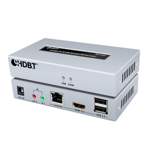ตั<span class=keywords><strong>ว</strong></span>ขยายสัญญาณ HDMI KVM ของ <span class=keywords><strong>DTECH</strong></span> รองรับความละเอียด 4K HD ระยะ 100 เมตร พร้อมระบบส่งสัญญาณ IR ผ่านสายเดียว อุปกรณ์วิดีโอ HDMI USB 2.0 KVM Extender - Product Image 2