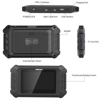 Programador de llave de herramienta de diagnóstico de motocicleta inteligente OBDSTAR IScan Honda para HONDA compatible con reinicio ECM