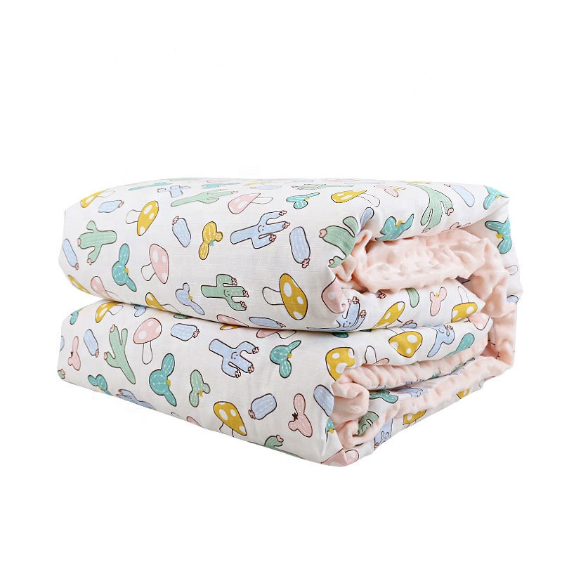 Утяжеленное Флисовое одеяло Minky, Хлопковый чехол, съемный чехол Minky с вставкой