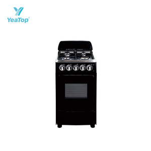 Cuisinière à gaz autonome 4 brûleurs, taille 50x50cm, <span class=keywords><strong>avec</strong></span> support en fonte, <span class=keywords><strong>four</strong></span> à gaz à convection, brûleurs en aluminium, prix abordable - Product Image 6