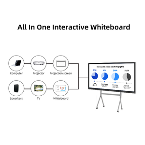 Écran tactile interactif sur pied, écran LCD plat, affichage numérique pour la publicité - Product Image 2
