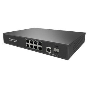 Commutateur Ethernet géré GWS-H3010FM 10 ports 10/100/1000M, 8 ports RJ45 + 2 ports SFP - Product Image 2