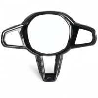 Décoration de panneau de garniture de volant en fibre de carbone pour BMW 3/4/5/6/7Series G14 G15 G42 G20 G30 G32 G80 G01 F90 F98 X3M X4M