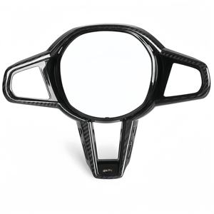 宝马3/4/5/6/7系列G14 G15 G42 G20 G30 G32 G80 G01 F90 F98 X3M X4M碳纤维方向盘套装饰板装饰 - Product Image 2