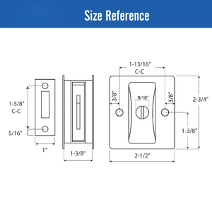 Cerradura de Puerta Oculta con Logotipo Personalizado, Cerradura de Puerta de Acero Inoxidable Cuadrada Negra Mate, <span class=keywords><strong>Mini</strong></span> Cerradura de Embutir para Dormitorio, Hogar y Hotel - Product Image 2