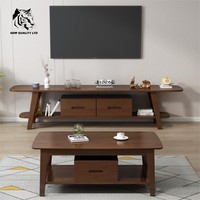 Table basse en bois massif, écologique, facile à assembler, nouveau design, fabrication chinoise, faible coût, personnalisable, grand stock disponible, expédition immédiate