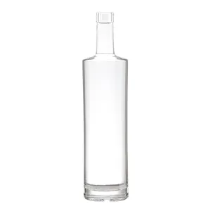 Bottiglia di vetro vuota trasparente da 700ml per il confezionamento di Vodka/spirito/liquore/bottiglia di whisky di vino