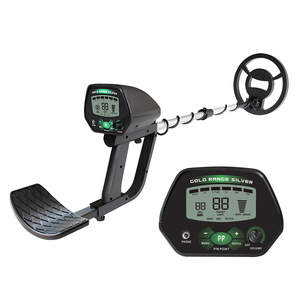 Détecteur de métaux Md4090 avec écran LCD, fonction de discrimination du fer, outil de chasse au trésor en extérieur et sur la plage - Product Image 1