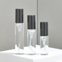 Mini flacon pulvérisateur de parfum en verre vide rechargeable, échantillon de parfum, atomiseur de voyage, logo personnalisé, vente en gros