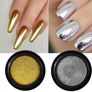 Poudre Acrylique Solide Personnalisée pour Ongles, Effet Plongeant, Séchage Rapide, Miroir Magique Or Argent Pailleté pour Usage Domestique et en Salon - Product Image 1